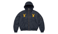 Playboy® Hooded MA-1 "SS26 - Navy" SU27111