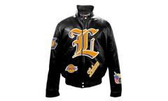 Puffer Full Leather Jacket "Los Angeles Lakers" BL 104