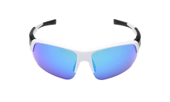 Changeup Dual Sunglasses "Blue Multiflection - Satin White" 8600129 110161