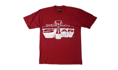 Jesus Emblem T-Shirt "Burgundy" HSR108