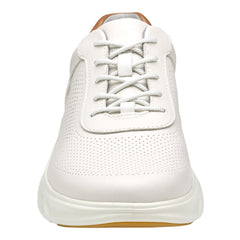 Reactivate U Throat Perforated Lace Up Sneakers