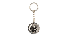 SPINNING DICE KEYCHAIN "Silver" STUS331