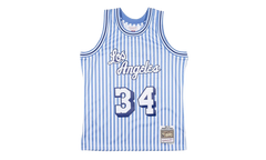 NBA Shaquille O’Neal Striped Swingman Jersey "1996 Los Angeles Lakers" SMJYBW19047 LALPTBL96SON