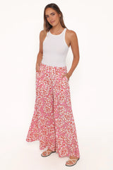 Lessie Pants - Pink Floral