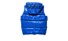 NYLON PUFFER VEST "Blue" P623 PBLV423