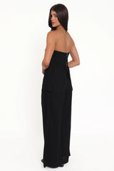 Arles Wide Leg Pants - Black