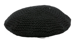 KNITTED BERET "Black" S50TC0072S18420900