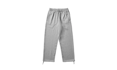 Solo Swoosh Fleece Open Hem Trousers "Dark Grey Heather / Light Smoke Grey / White" HV1090 063