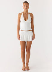 Illuminate Mini Skort - White