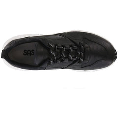 Men's Low Country-Y Lace Up Sneakers in Black Perf