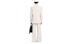 Jersey Single Breast Blazer Jacket "Ivory" S62BN0080S24477102