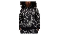 AIR JORDAN BROOKLYN FLEECE PRINTED PULLOVER WMNS "Black / Off Noir" HF0440 045