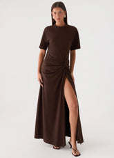 Celyse Maxi Dress - Chocolate