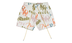 Mash-Up Logo Swim Trunks "Multicolor" RHPS23SH09834567