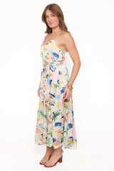 Coralee Maxi Dress - Cream Resort Isle