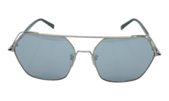 HEXAGON SUNGLASSES "SHINY LIGHT GUNMETAL" MCM138SA-034