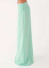 Tillie Maxi Skirt - Aqua
