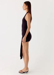 Vedetta Mini Dress - Black