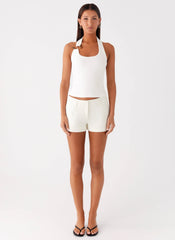 Oslo Mini Shorts - Ivory
