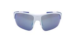 Changeup Dual Sunglasses "Gray Mirror - Shiny White / Royal Blue" S8650129 045