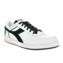 Magic Basket Low Icona Leather Lace Up Sneakers