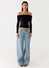 Better Now Long Sleeve Top - Black