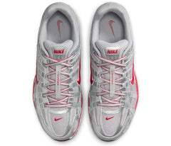 P-6000 Metallic Silver Gym Red