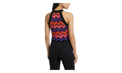 Cropped Knit Halter Top WMNS "Multicolor" AF4AB024KD68ABC