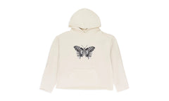 GATHERED DUOFLY PULLOVER HOODIE "IVORY" WDWMHDS 0068