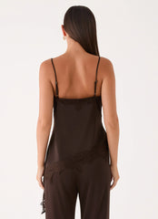 Melisana Cowl Top - Chocolate
