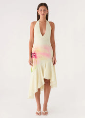 Darline Midi Dress - Soft Lily