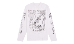 Night Skate Long-Sleeve Tee "White" HTG250498 WHT