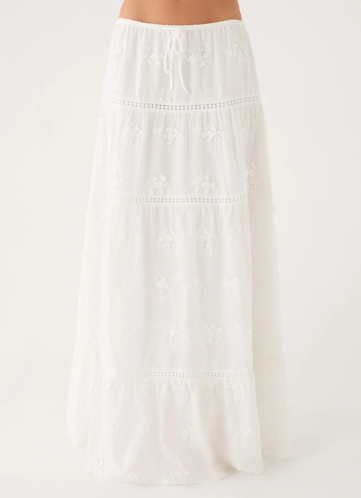 Yours To Keep Maxi Skirt - White