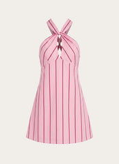 Malric Mini Dress - Strawberry Stripe