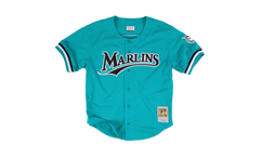 MLB Andre Dawson Authentic Batting Practice Jersey "1995 Miami Marlins - Teal" ABBFGS18311 FMATEAL95ADA
