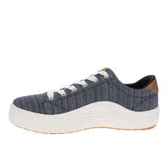 Park Stripe Chambray Lace Up Sneakers