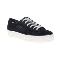 Triple Kick Cotton Mesh Lace Up Sneakers