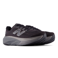 Men's Fresh Foam X More v6 in Black with Castlerock and Black Metallic