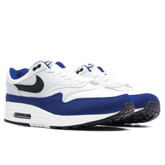 Air Max 1 - White/Black/Deep Royal Blue