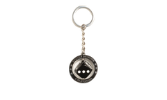 SPINNING DICE KEYCHAIN "Silver" STUS331