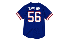 NFL Name & Number Mesh Crew Neck Shirt "New York Giants - Royal" NNMPMG18061 NYGROYA90LTA