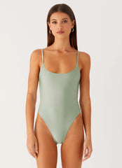 Ava One Piece Swimsuit - Sage
