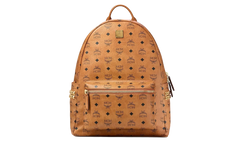 Medium Stark Backpack in Visetos "Cognac" MMKEAVE12CO001