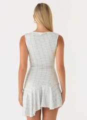 Summer Delight Mini Dress - Vintage Stripe