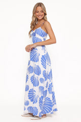 Tyla Maxi Dress - Blue Shell