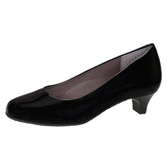 Women's Elaine Kitten Heel in Black Patent