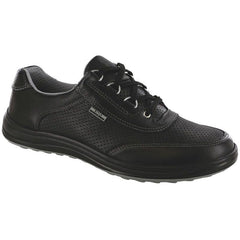 Women's Sporty Lux Lace Up Sneaker in Black Perf